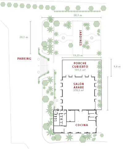 Plano zona mozárabe